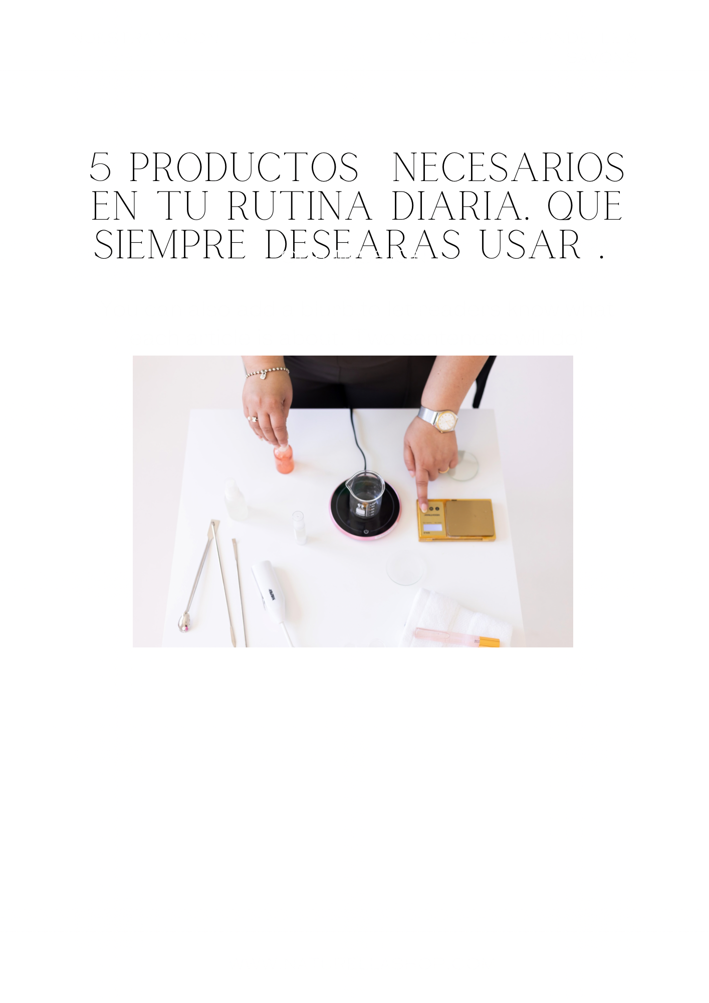 Tutorial de Elaboración de 5 productos Estrellas