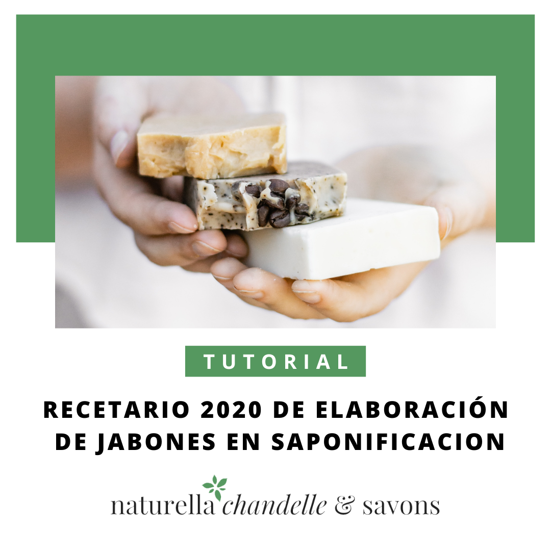 Recetario de elaboración de jabones en Saponificacion