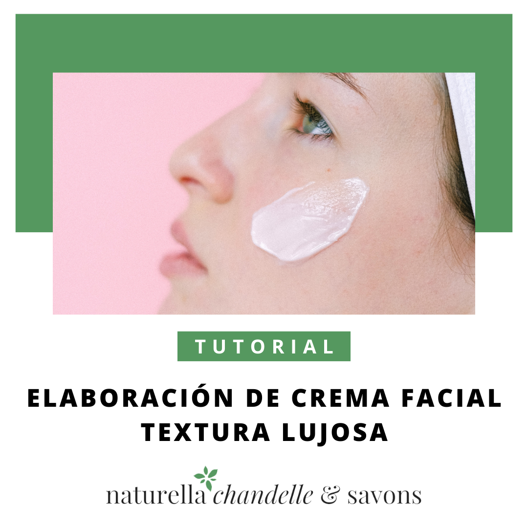 Elaboración de Crema facial textura lujosa