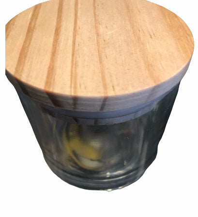 Recipiente de vidrio para velas de 3 oz