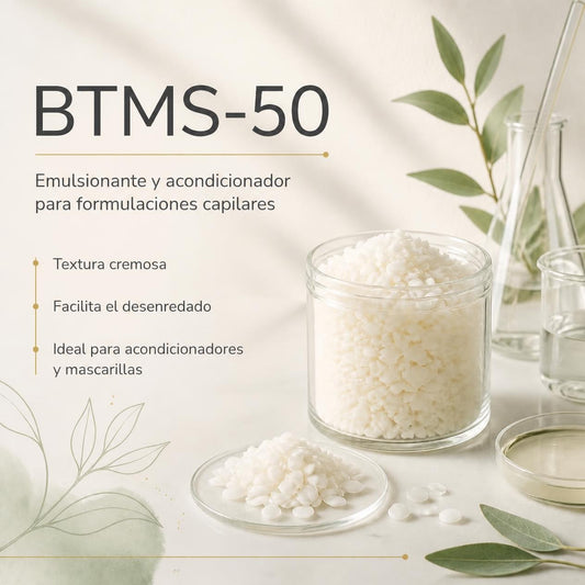 BTMS-50 | Emulsionante y Acondicionador para Productos Capilares