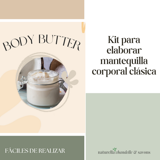 Kit para elaborar mantequilla corporal clásica