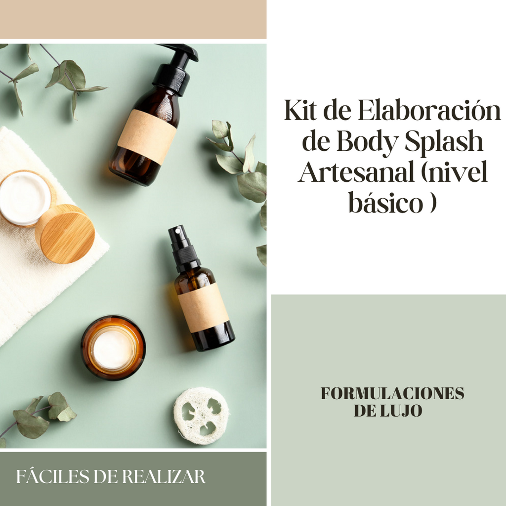 Kit de Elaboración de Body Splash Artesanal – Naturella Chandelle & Savons