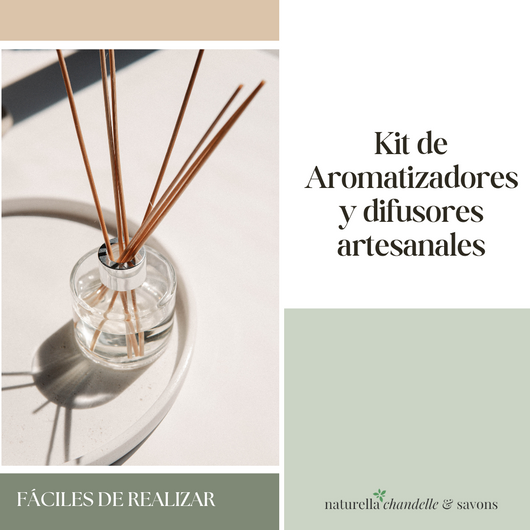Kit de Aromatizadores y difusores artesanales