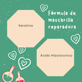 Trend Alert: Fórmula de elaboración de mascarilla reparadora de keratina y ácido hiauloronico para el cabello