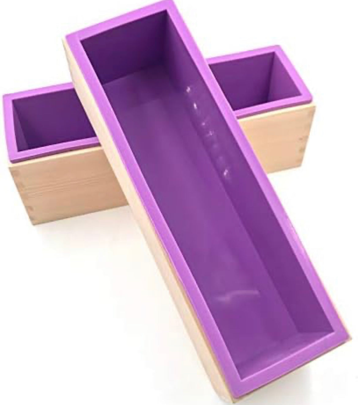 Molde de madera con liner de silicona