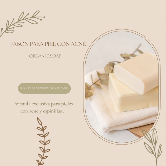Jabón para pieles con acné