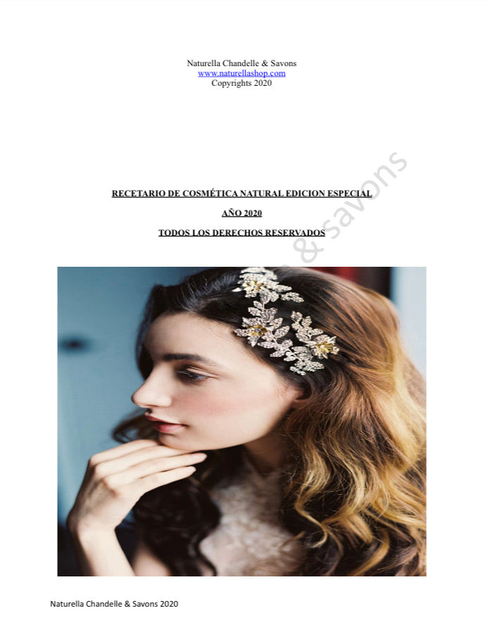 Recetario de Cosmética Natural del 2020