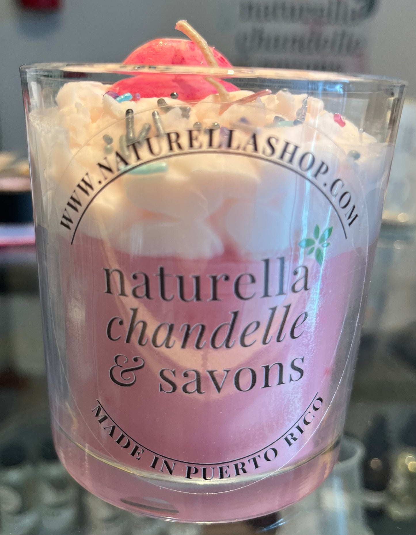 Vela aromática de Cupcake