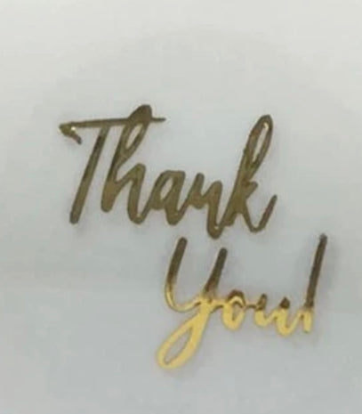 Thank You round stickers