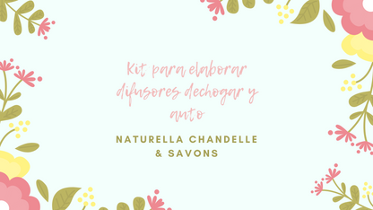 Kit para elaborar difusores de auto y hogar