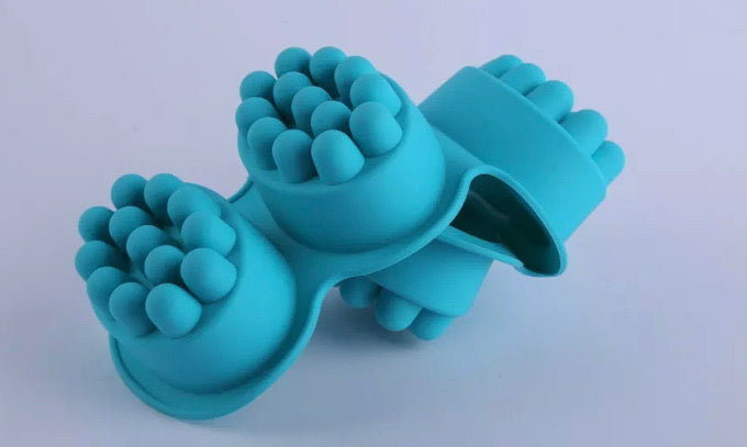 Molde de 4 cavidades para jabones de masajes