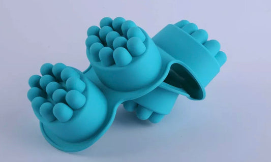 Molde de 4 cavidades para jabones de masajes